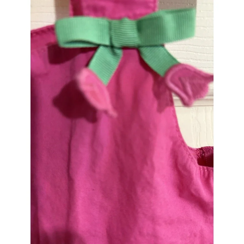 Gymboree Girls Tank Sz 9 Pink Tulip Petal Tank Top Ruffled Tier Summer Bright